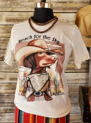Reach for the Sky Dachshund Tee