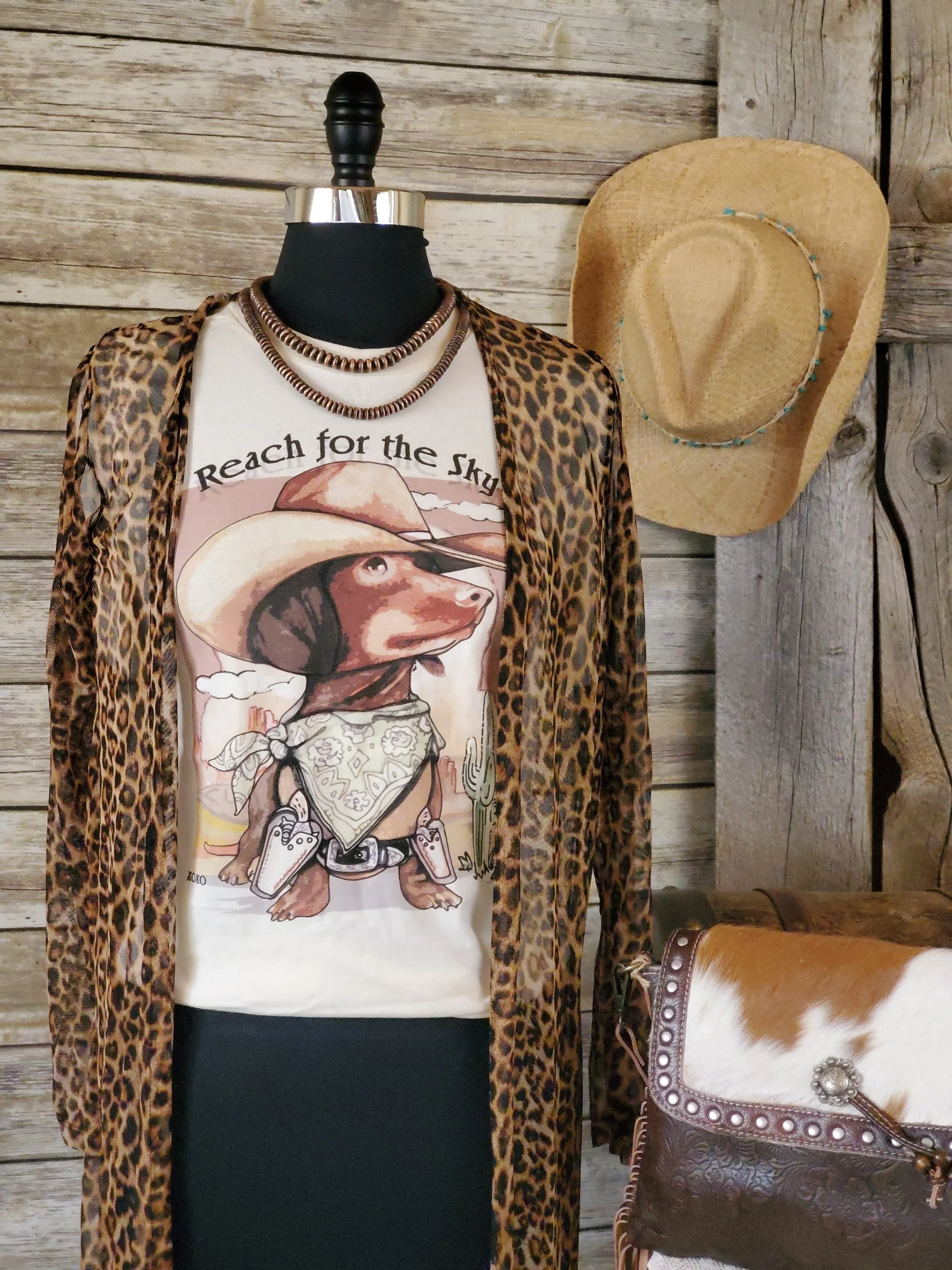 Reach for the Sky Dachshund Tee
