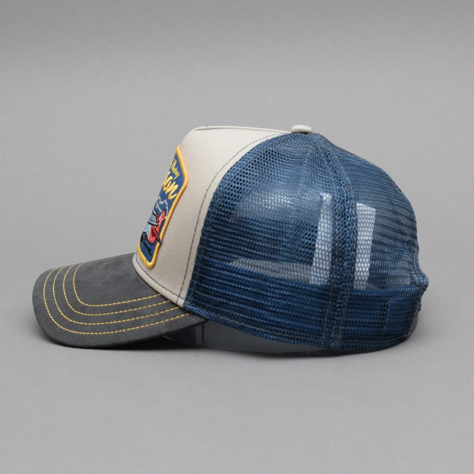 Stetson - Mustang - Trucker/Snapback - Beige/Grey/Navy