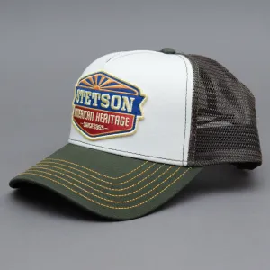 Stetson - New American Heritage - Trucker/Snapback - Olive/White/Brown
