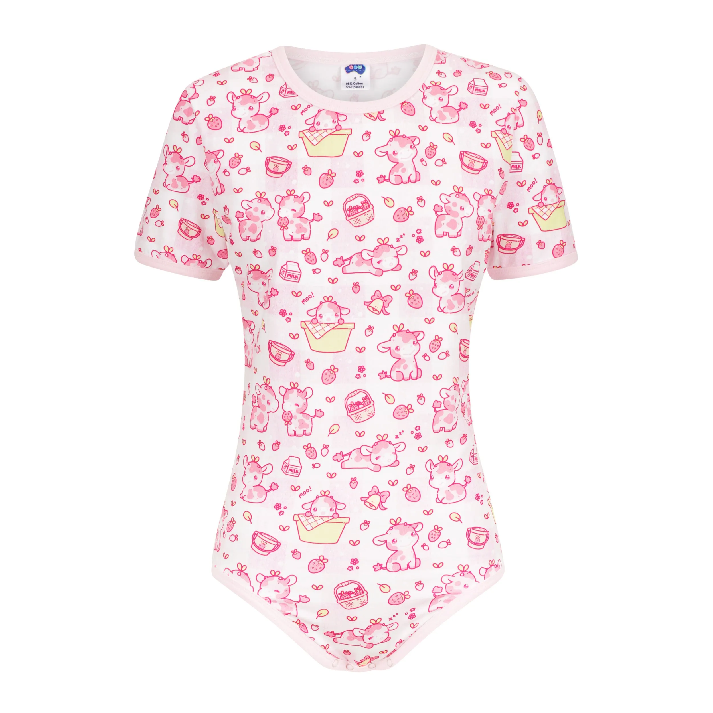Strawberry Cow Onesie