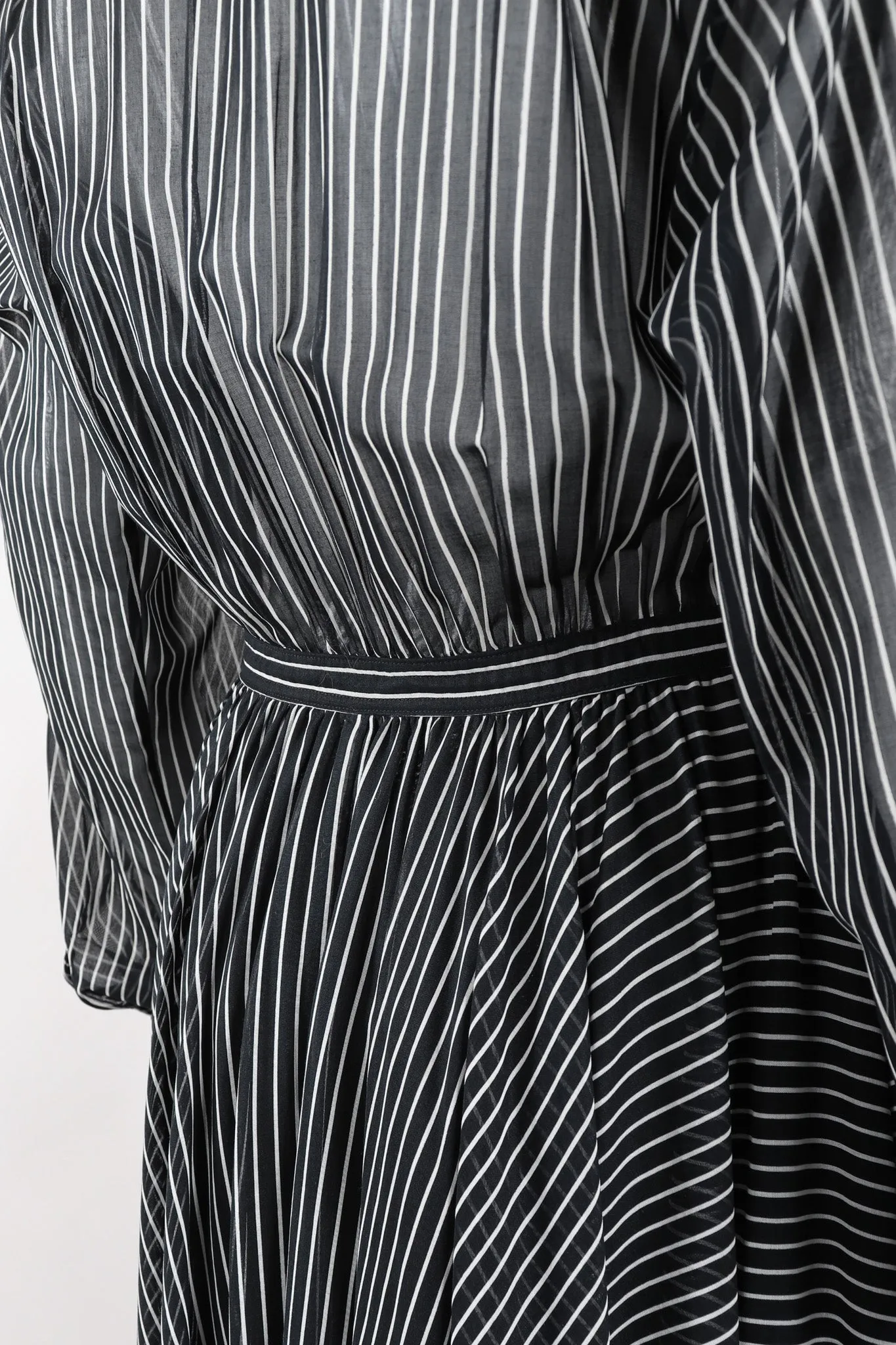 Striped Shirtwaist Dress