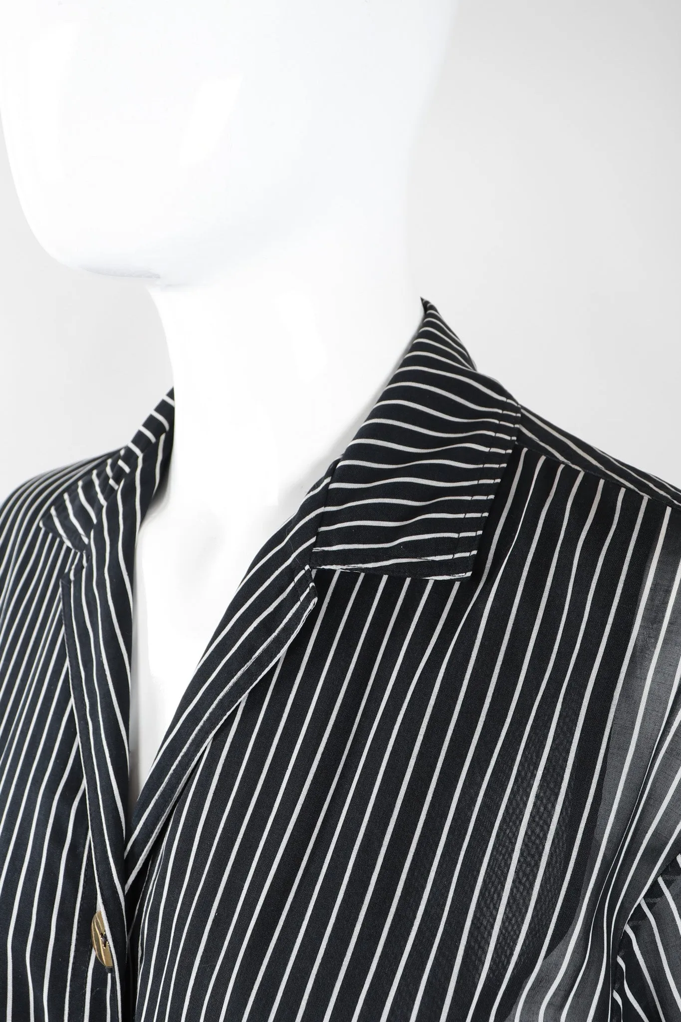 Striped Shirtwaist Dress