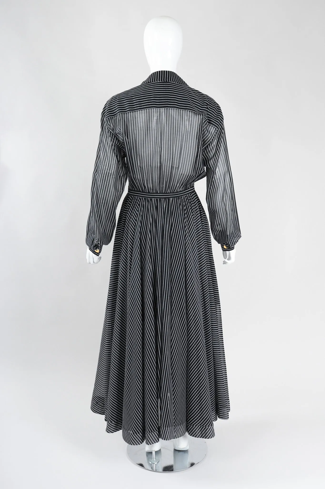 Striped Shirtwaist Dress