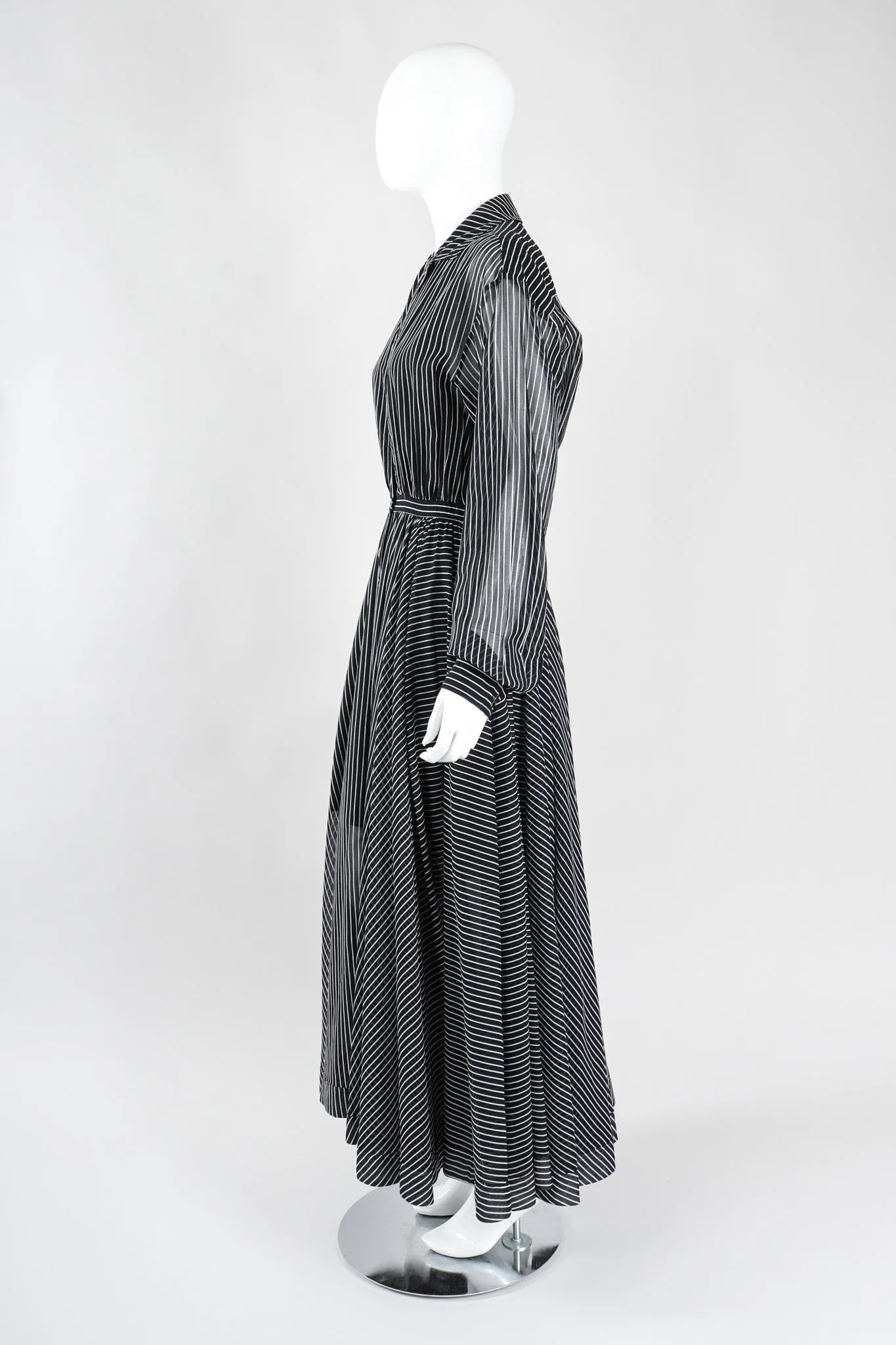 Striped Shirtwaist Dress