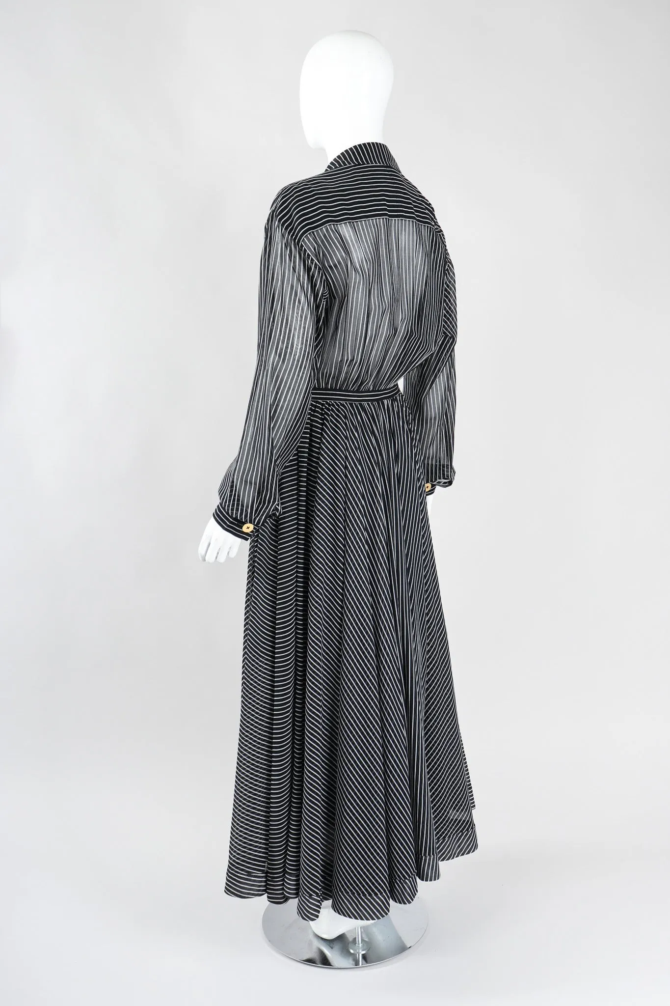 Striped Shirtwaist Dress