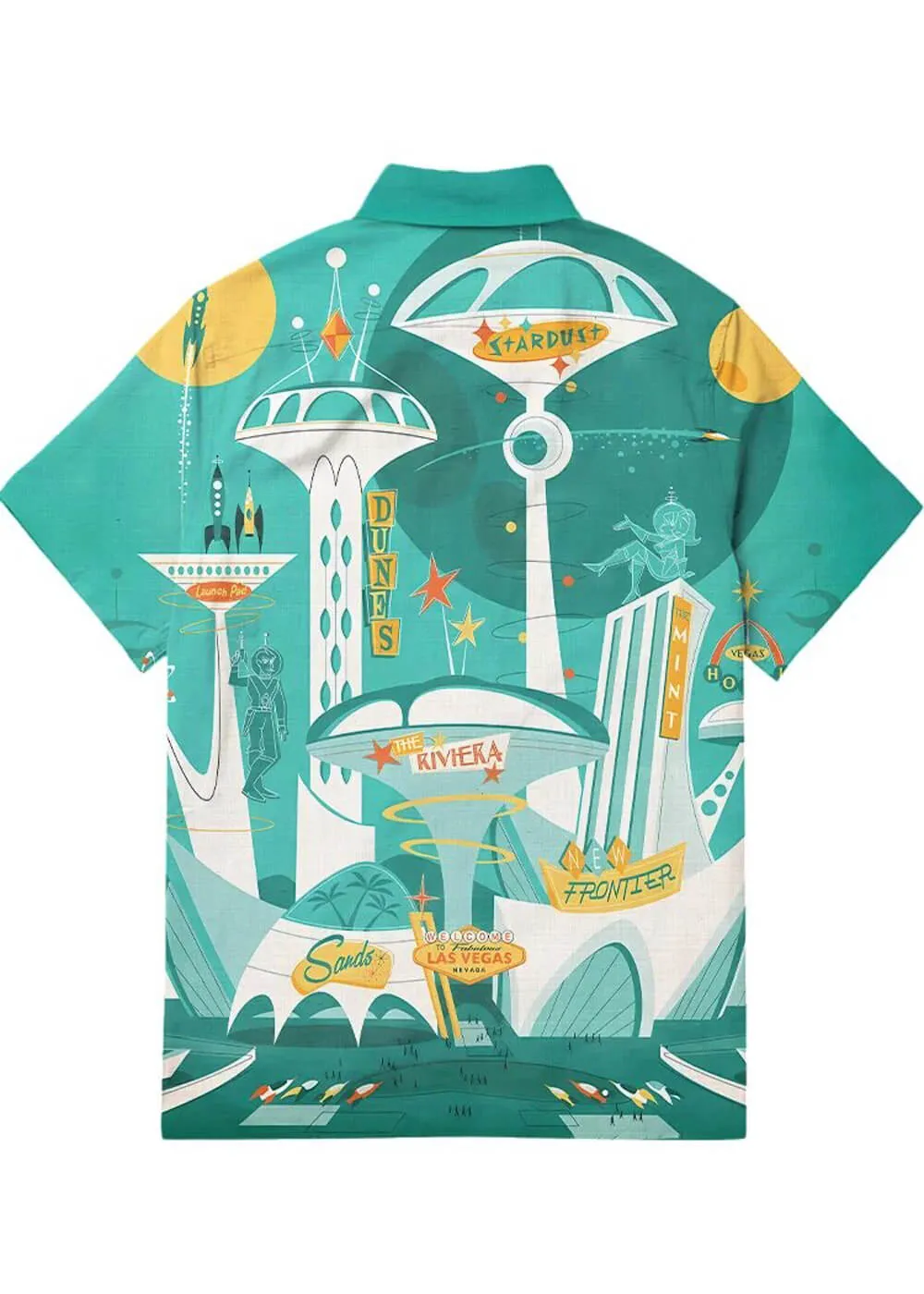 Succubus Gents Space City Shirt Blue