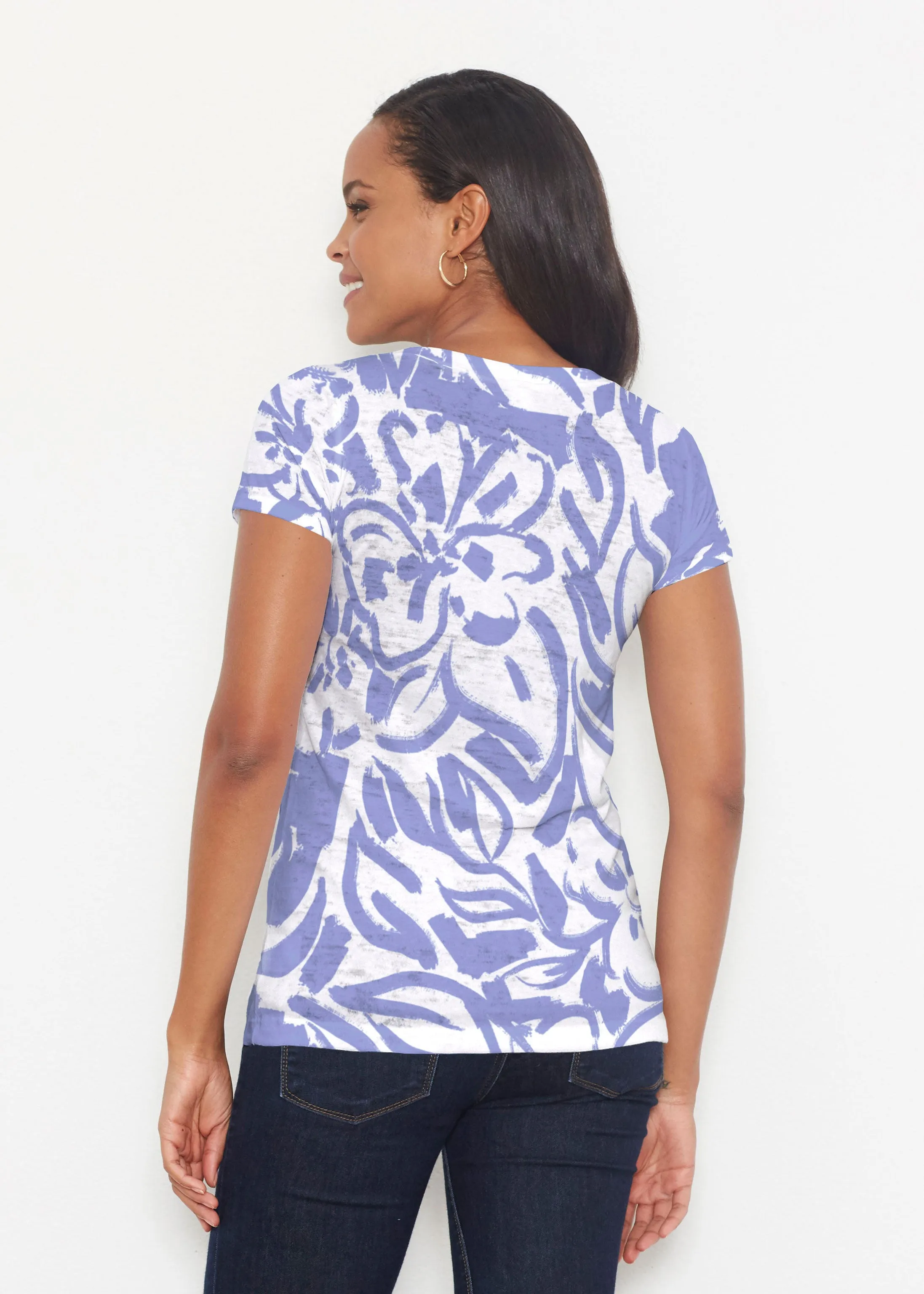 Summer Breeze Perri (8164) ~ Short Sleeve Scoop Shirt