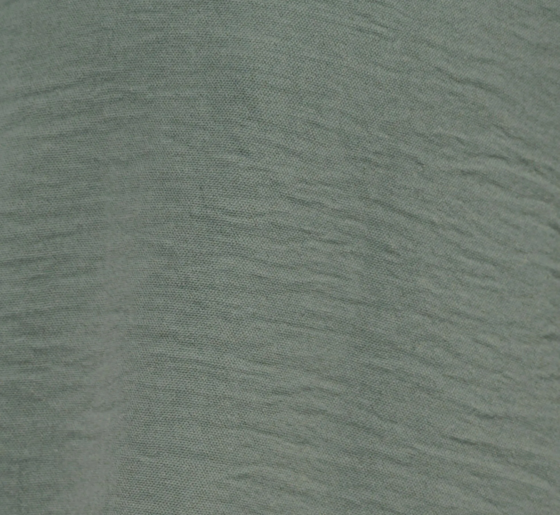 Texture Woven Button Up Shirt With Long Sleeves In Dusty Seafoam