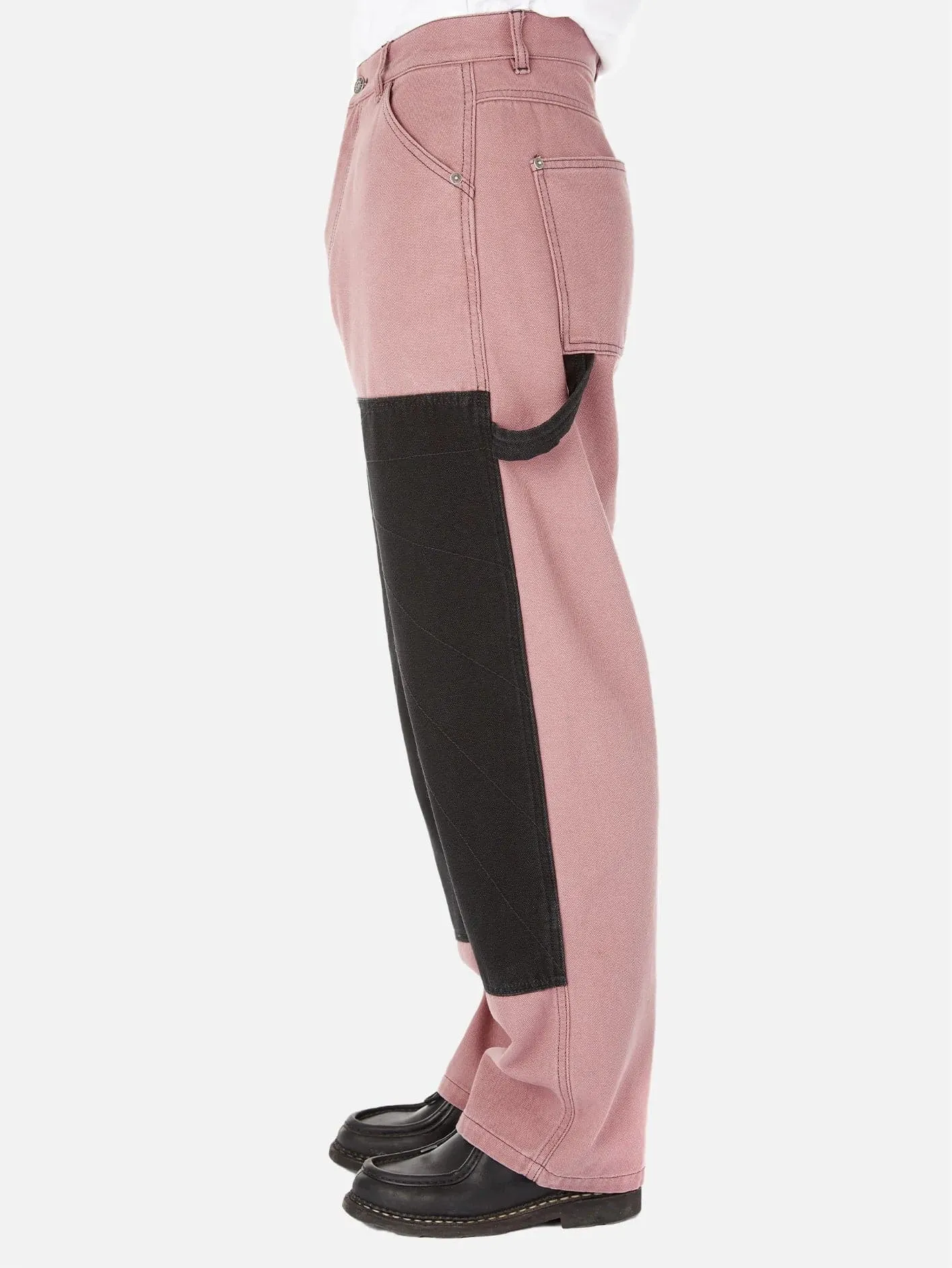 The New Light 2-Knee Canvas Troueser - Pink