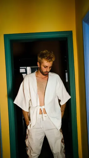 White Muslin Kimono